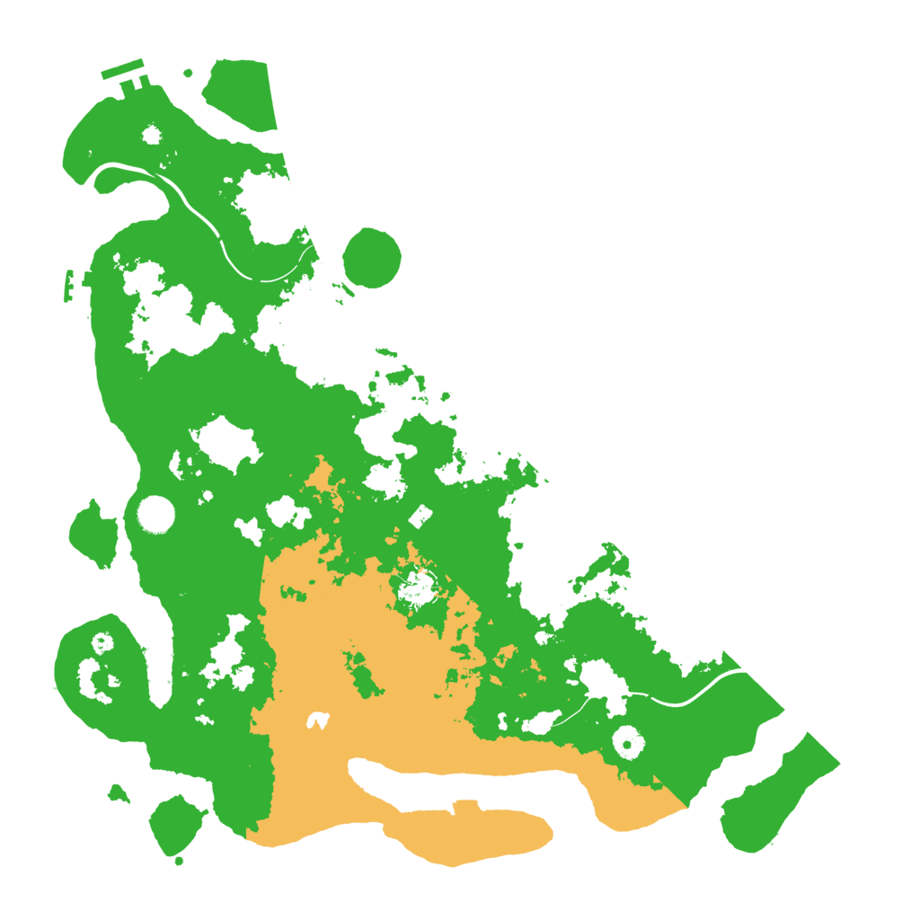 Biome Rust Map: Procedural Map, Size: 4300, Seed: 71868237