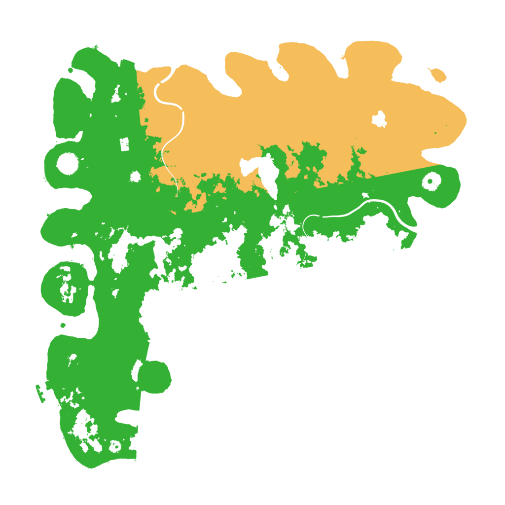 Biome Rust Map: Procedural Map, Size: 4100, Seed: 59052811
