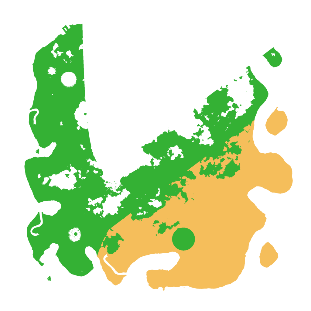 Biome Rust Map: Procedural Map, Size: 3600, Seed: 49783264