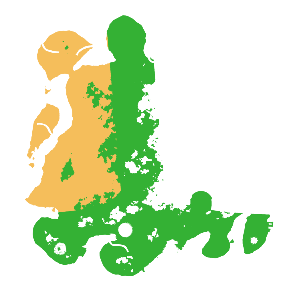 Biome Rust Map: Procedural Map, Size: 3650, Seed: 43153620