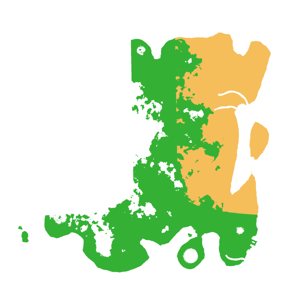 Biome Rust Map: Procedural Map, Size: 3600, Seed: 22942132