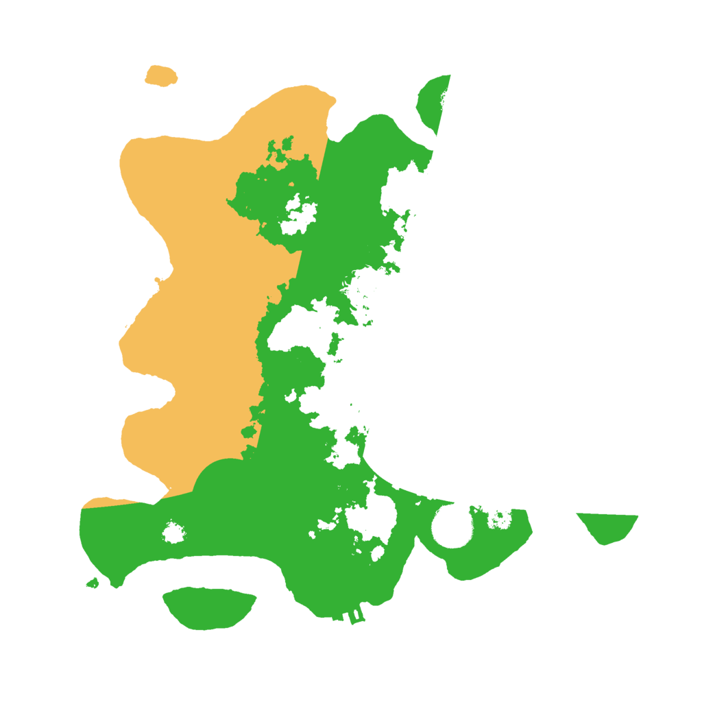 Biome Rust Map: Procedural Map, Size: 3000, Seed: 542320144