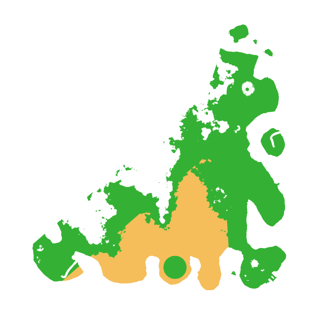 Biome Rust Map: Procedural Map, Size: 3600, Seed: 20360106