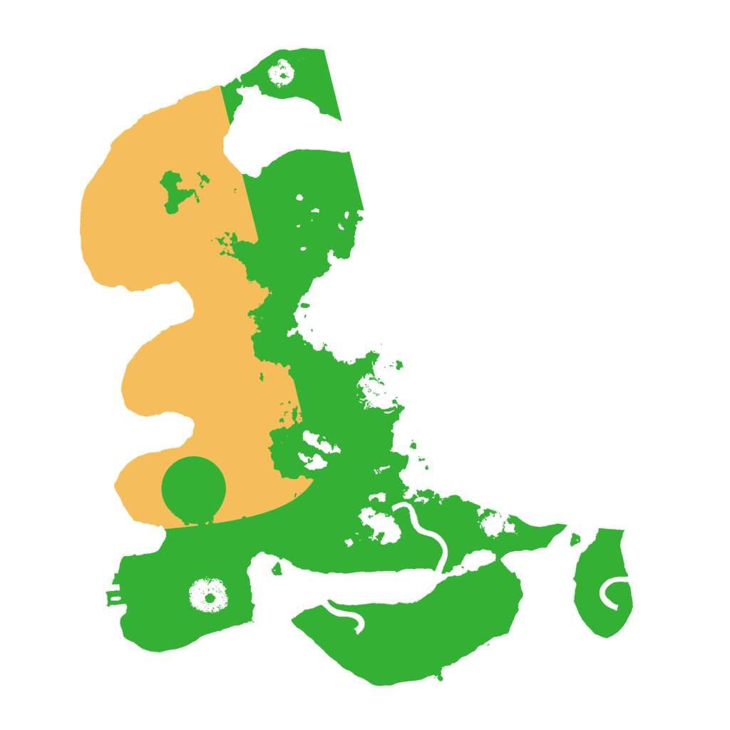 Biome Rust Map: Procedural Map, Size: 3000, Seed: 2027158081