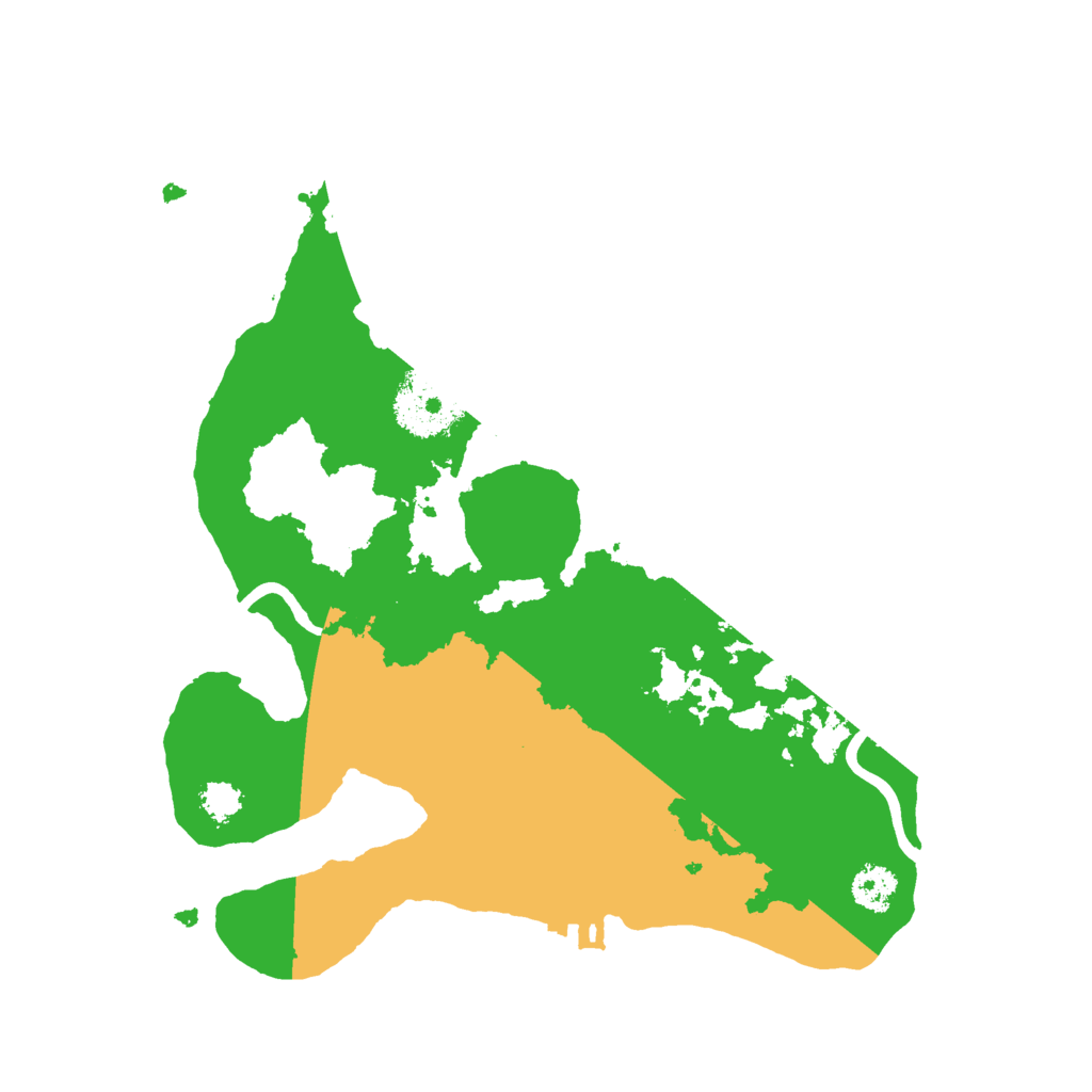 Biome Rust Map: Procedural Map, Size: 2500, Seed: 2315865