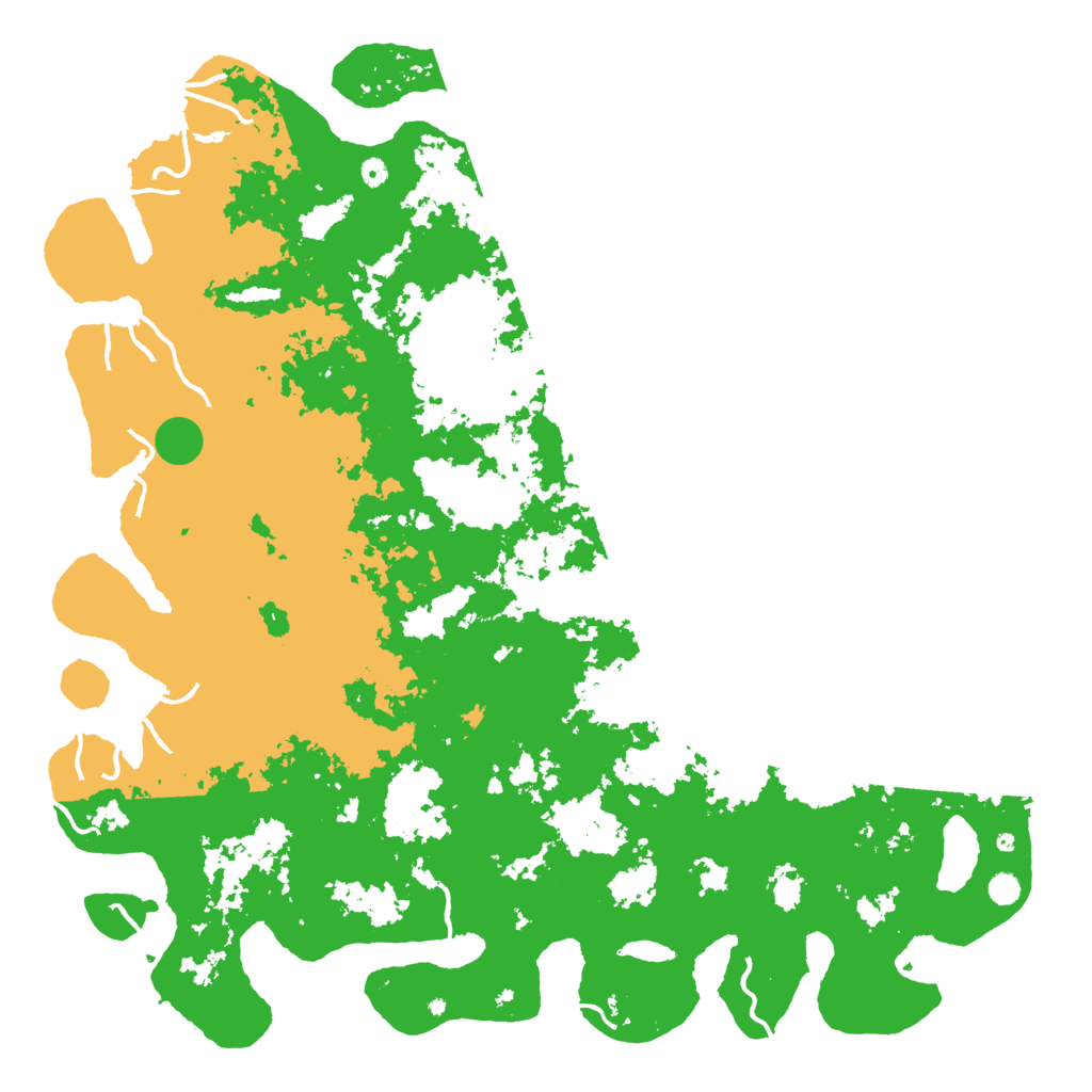 Biome Rust Map: Procedural Map, Size: 6000, Seed: 601