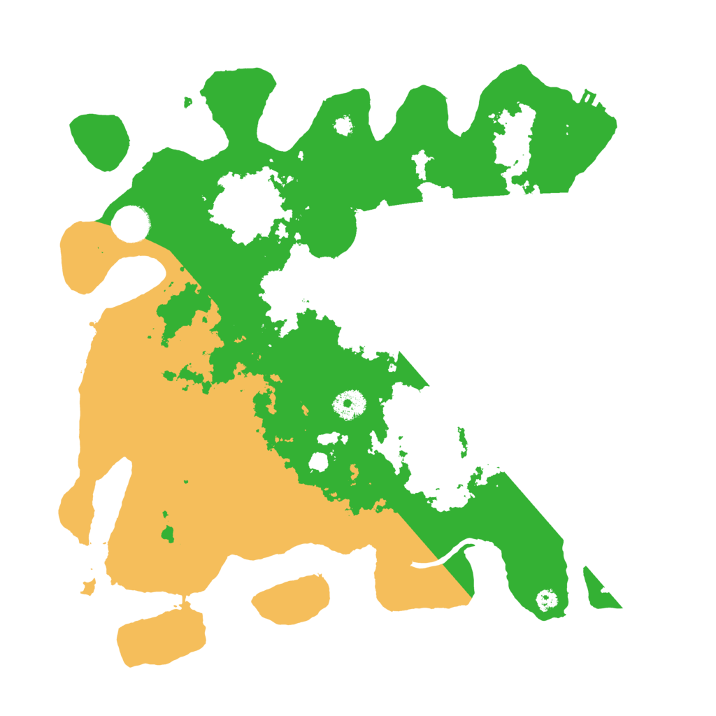 Biome Rust Map: Procedural Map, Size: 3500, Seed: 545275726