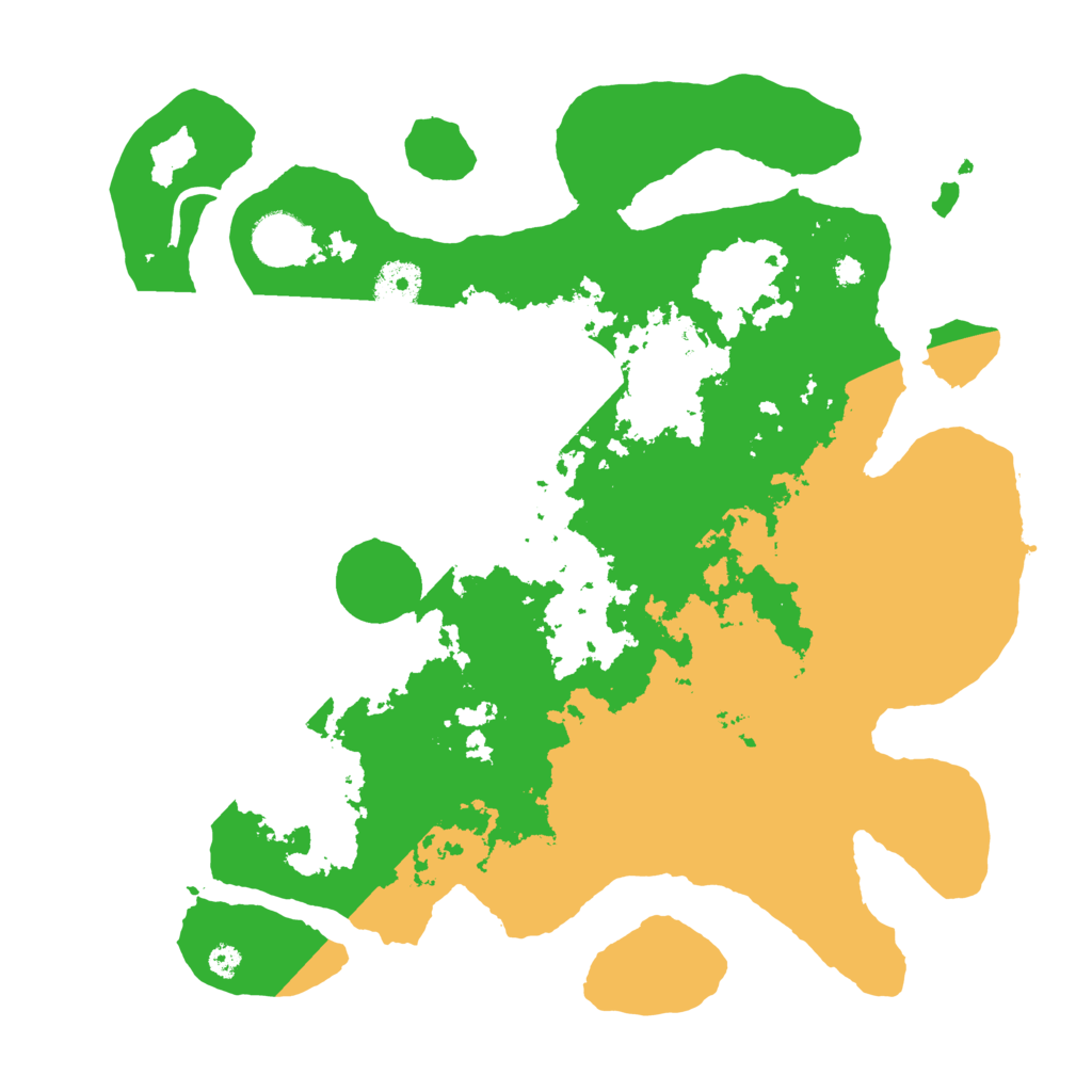 Biome Rust Map: Procedural Map, Size: 3500, Seed: 658123