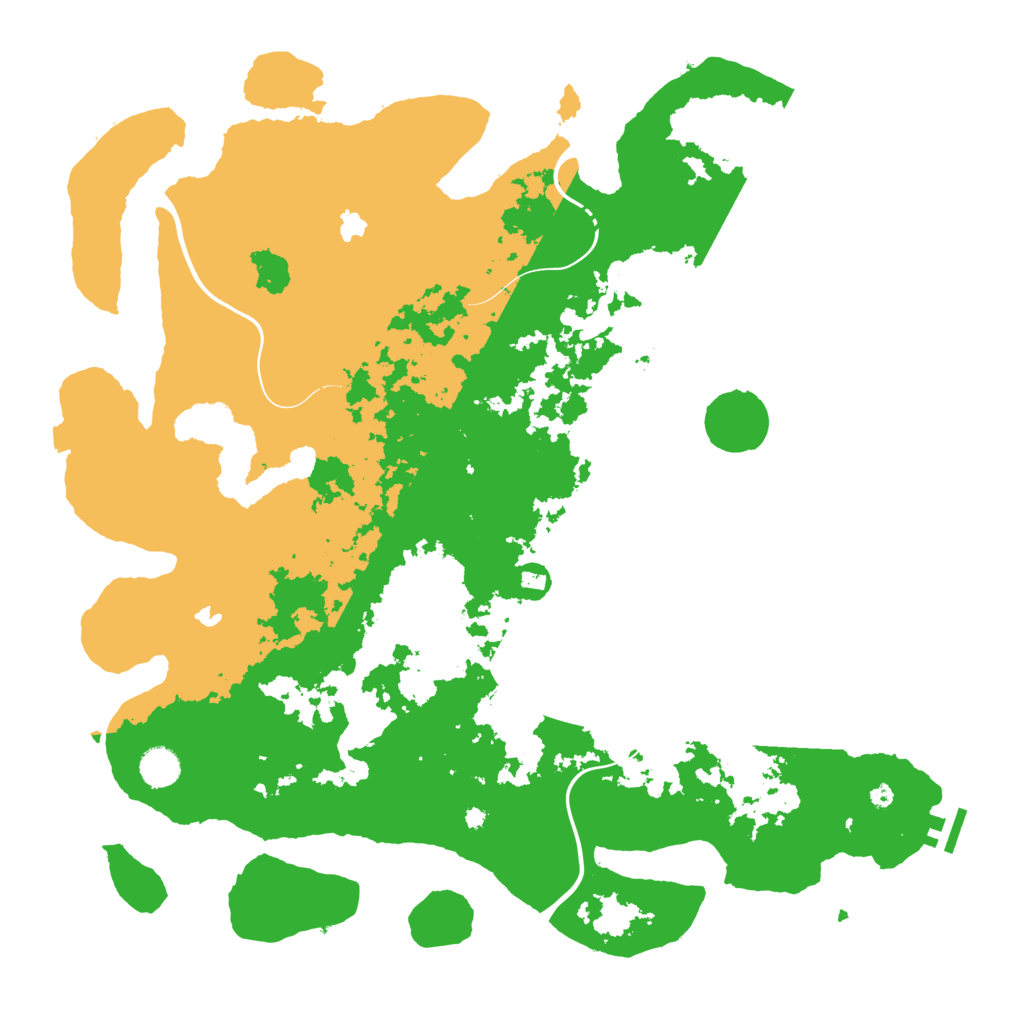 Biome Rust Map: Procedural Map, Size: 4500, Seed: 1353310425