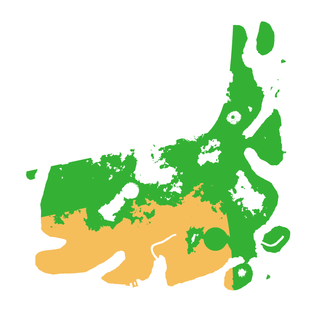 Biome Rust Map: Procedural Map, Size: 3600, Seed: 1979122700