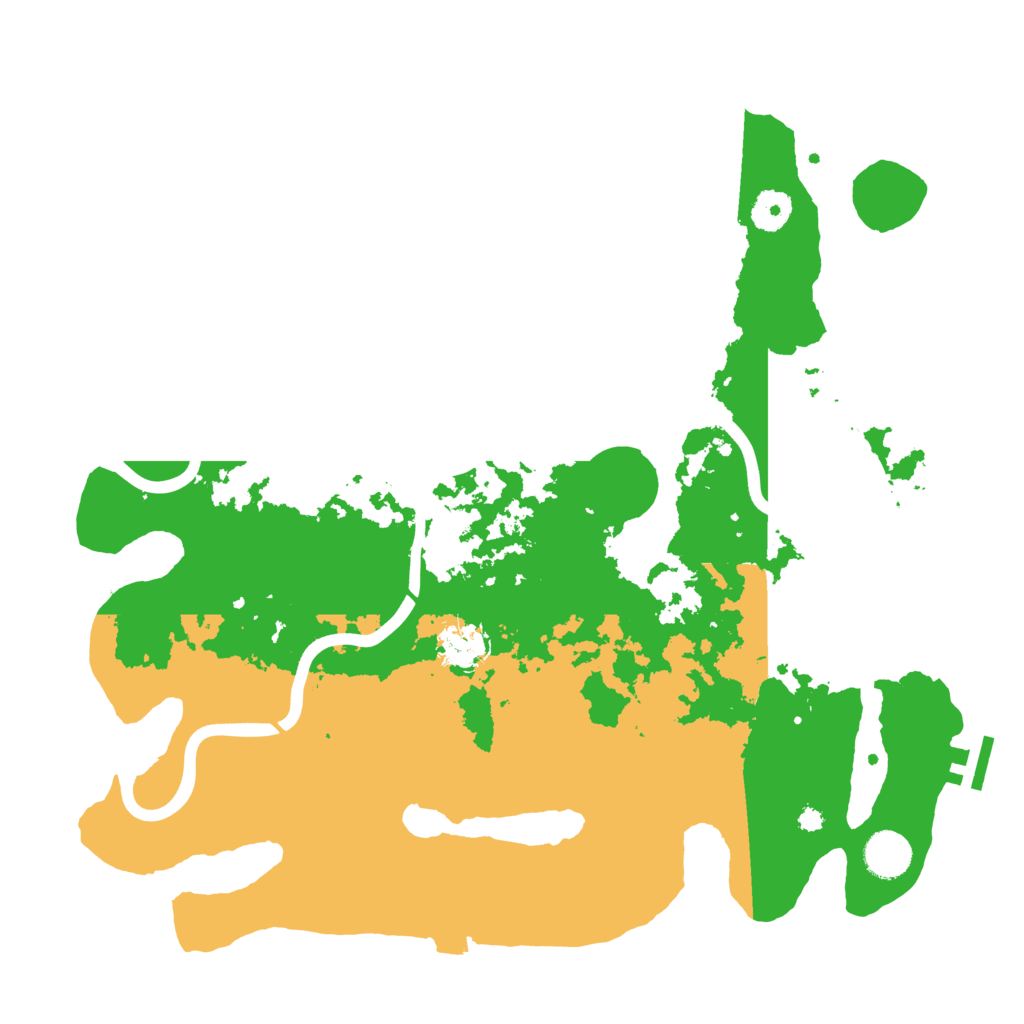 Biome Rust Map: Procedural Map, Size: 3800, Seed: 59732945