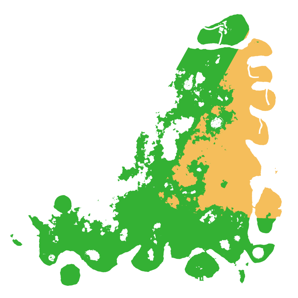 Biome Rust Map: Procedural Map, Size: 4650, Seed: 120000