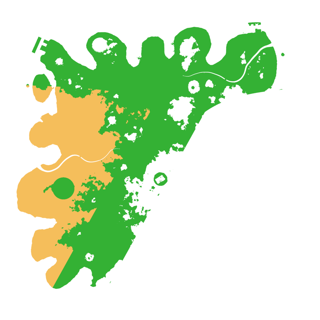 Biome Rust Map: Procedural Map, Size: 3850, Seed: 58967209