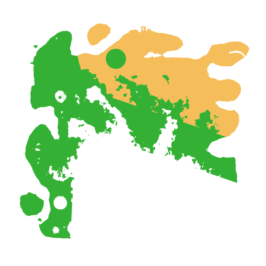 Biome Rust Map: Procedural Map, Size: 3500, Seed: 104182121