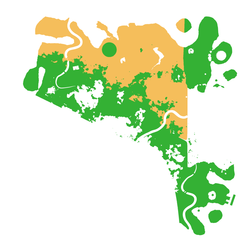 Biome Rust Map: Procedural Map, Size: 4500, Seed: 1449463026