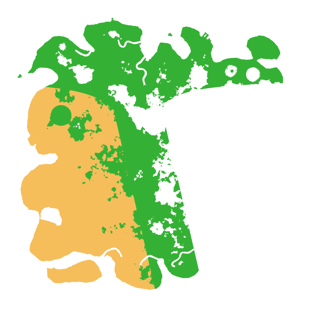 Biome Rust Map: Procedural Map, Size: 4000, Seed: 35884