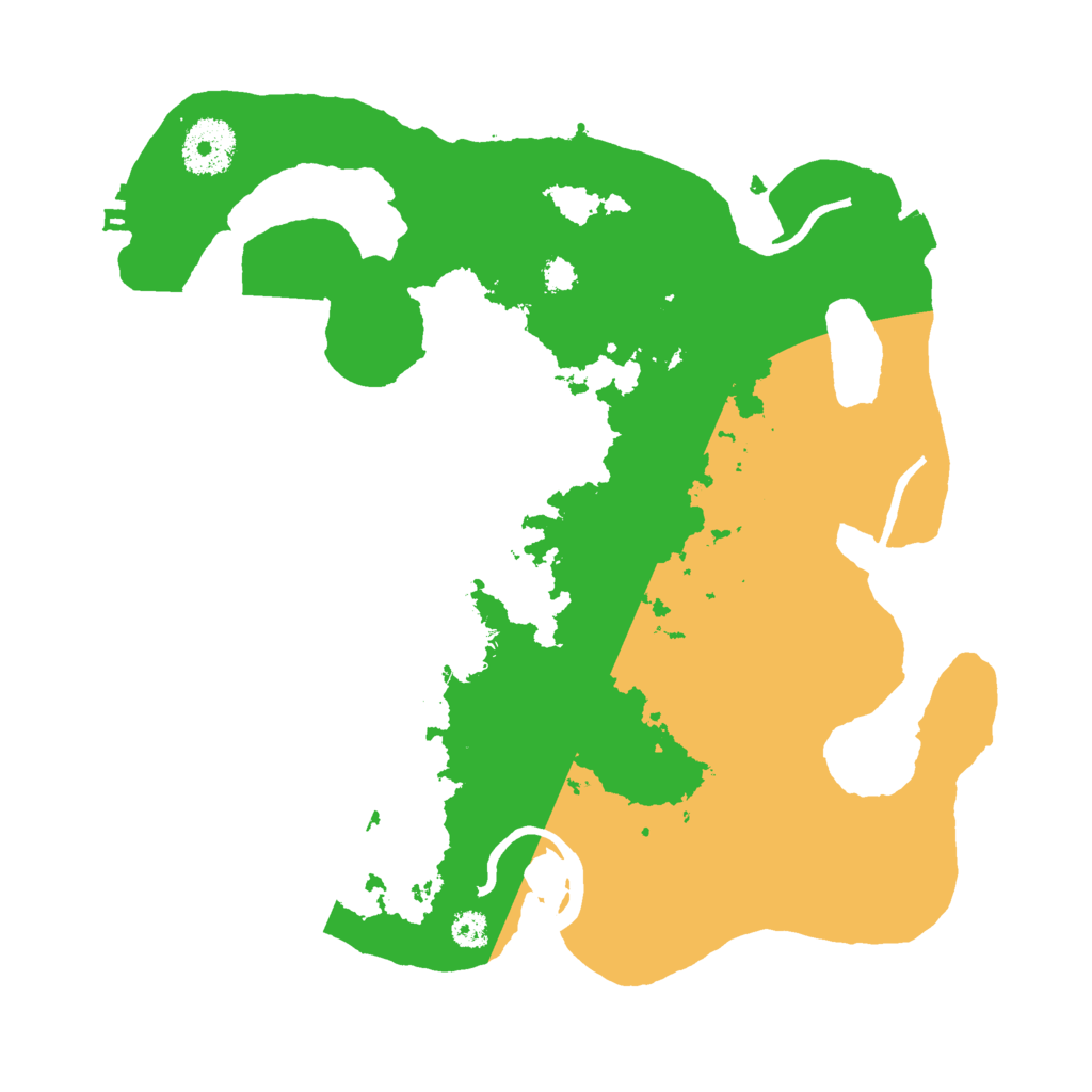 Biome Rust Map: Procedural Map, Size: 3000, Seed: 1585202470