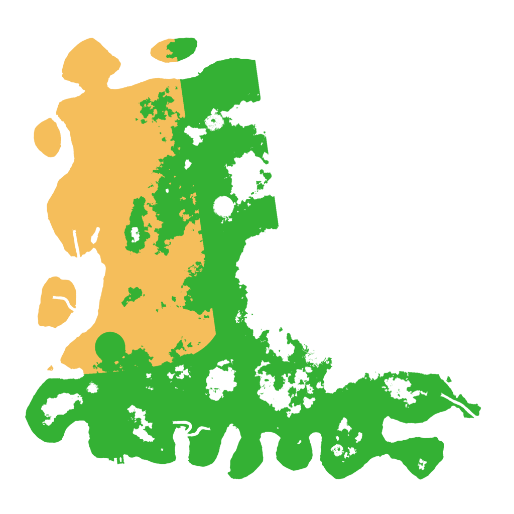 Biome Rust Map: Procedural Map, Size: 4500, Seed: 4115964