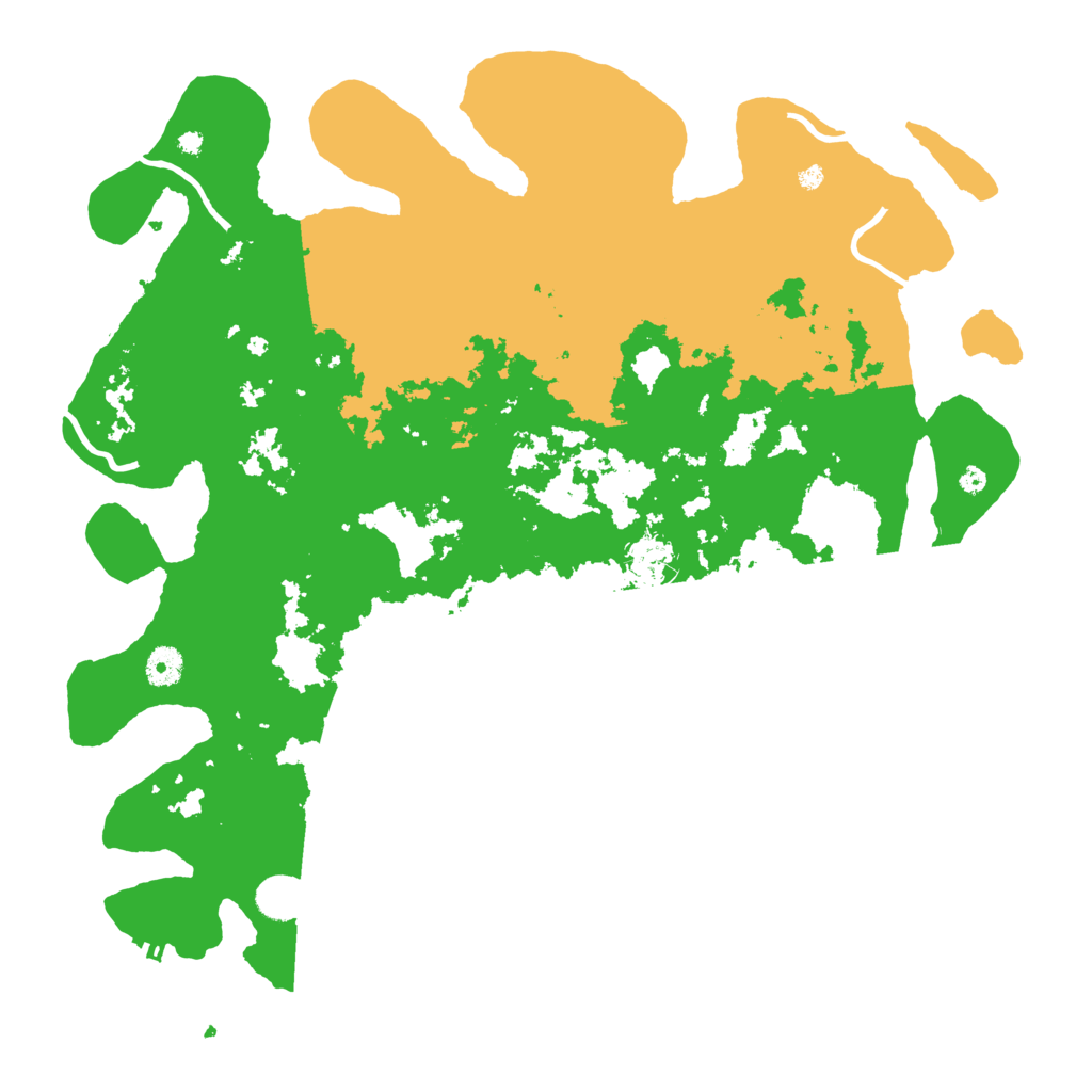 Biome Rust Map: Procedural Map, Size: 4250, Seed: 8020