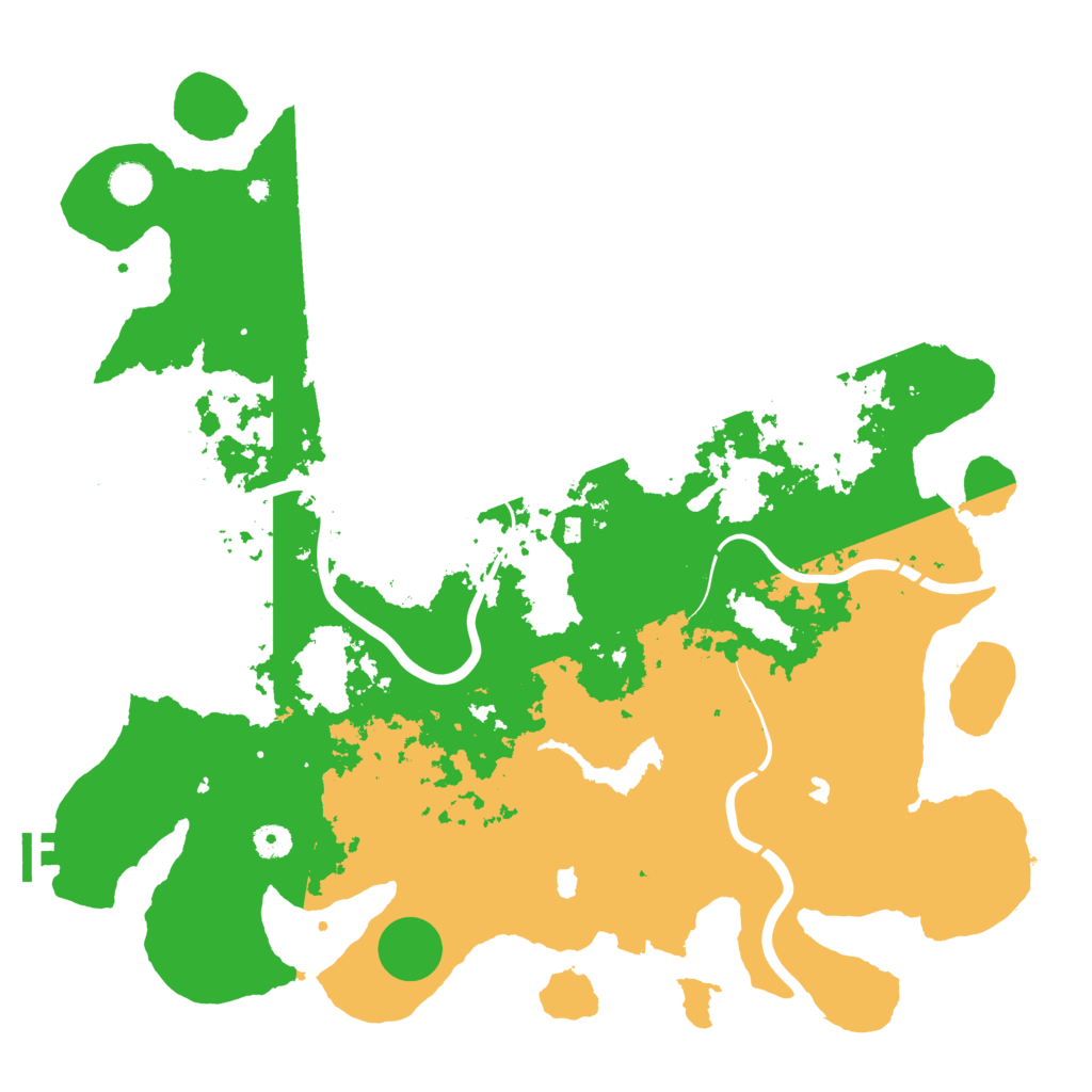 Biome Rust Map: Procedural Map, Size: 4500, Seed: 1753428467