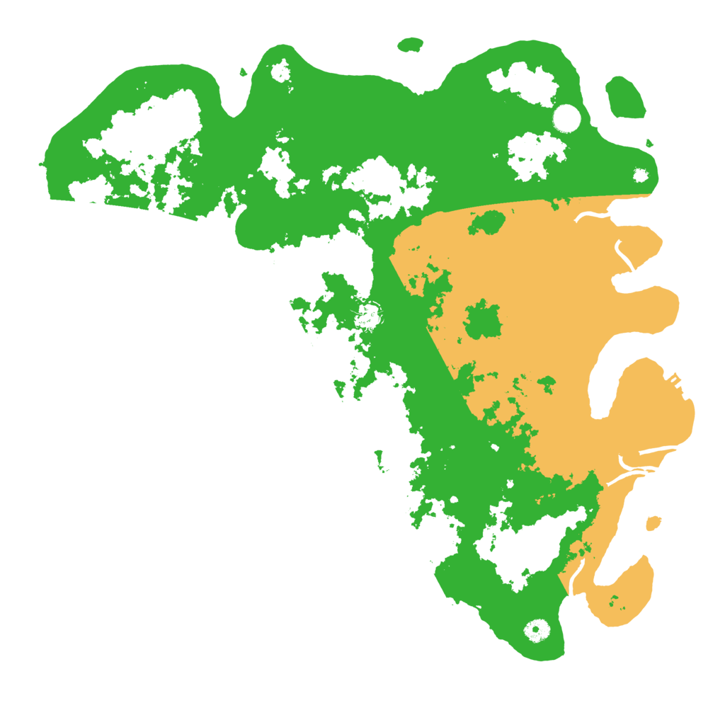 Biome Rust Map: Procedural Map, Size: 4550, Seed: 1554444444