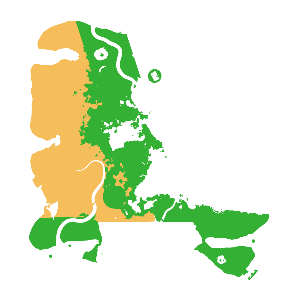 Biome Rust Map: Procedural Map, Size: 3500, Seed: 1816858791