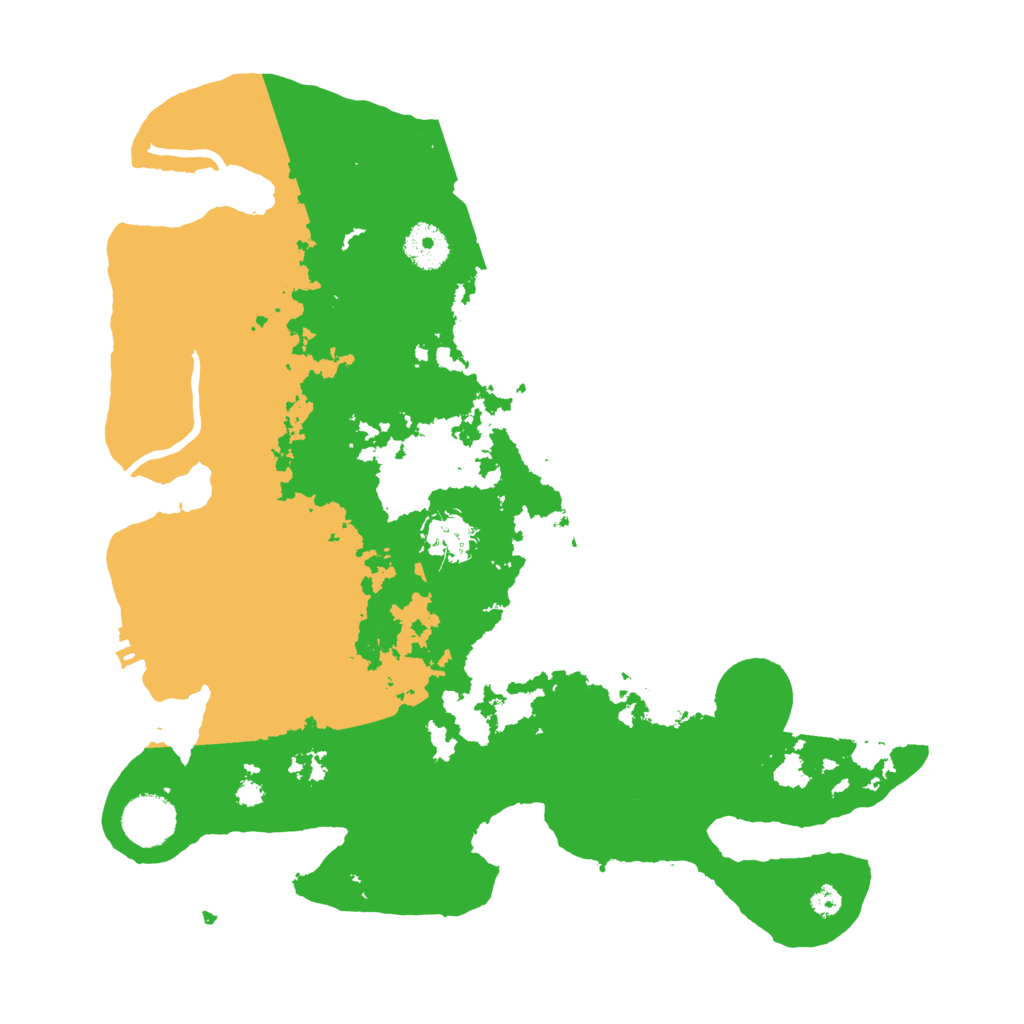 Biome Rust Map: Procedural Map, Size: 3500, Seed: 1816858791