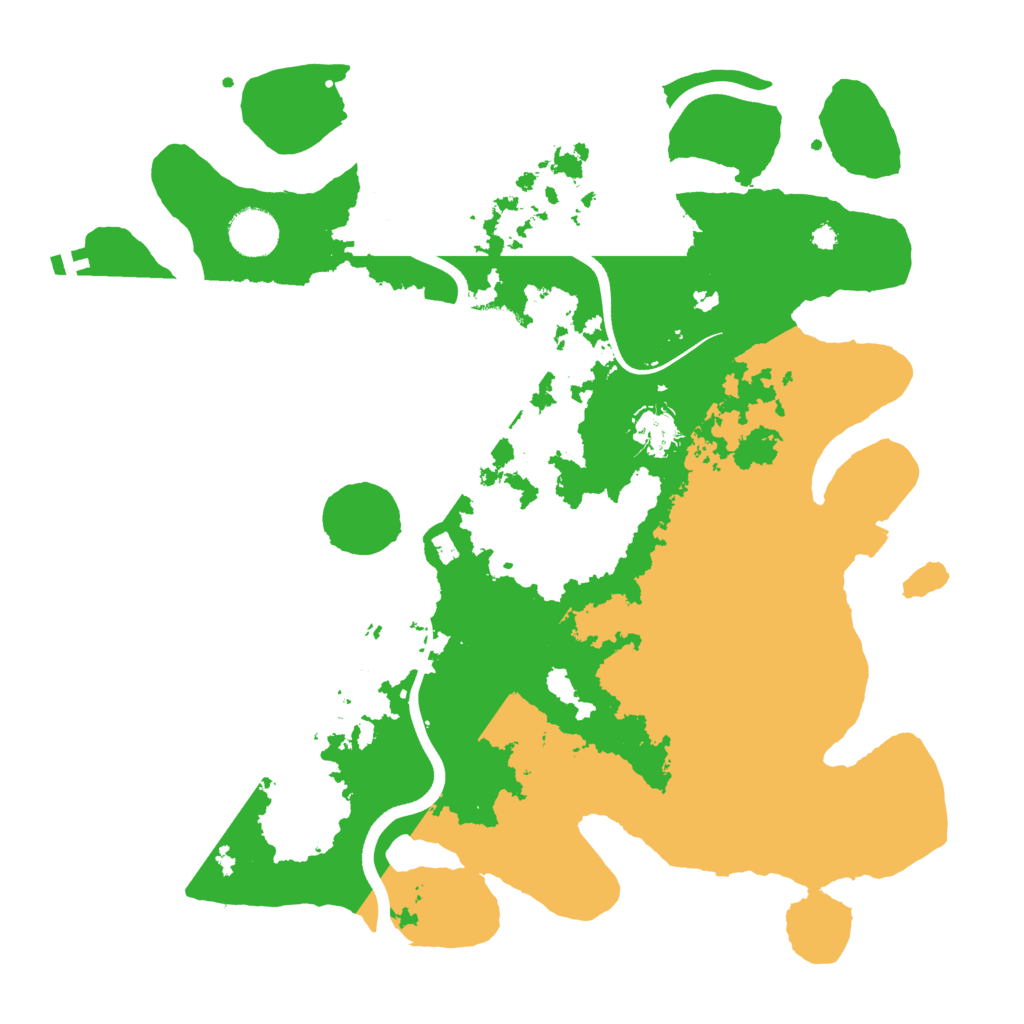 Biome Rust Map: Procedural Map, Size: 3750, Seed: 452262442