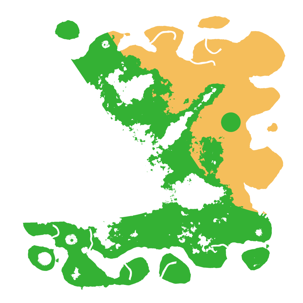 Biome Rust Map: Procedural Map, Size: 4100, Seed: 13568