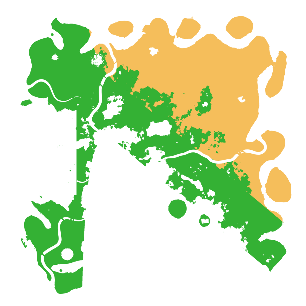Biome Rust Map: Procedural Map, Size: 4500, Seed: 1727697169