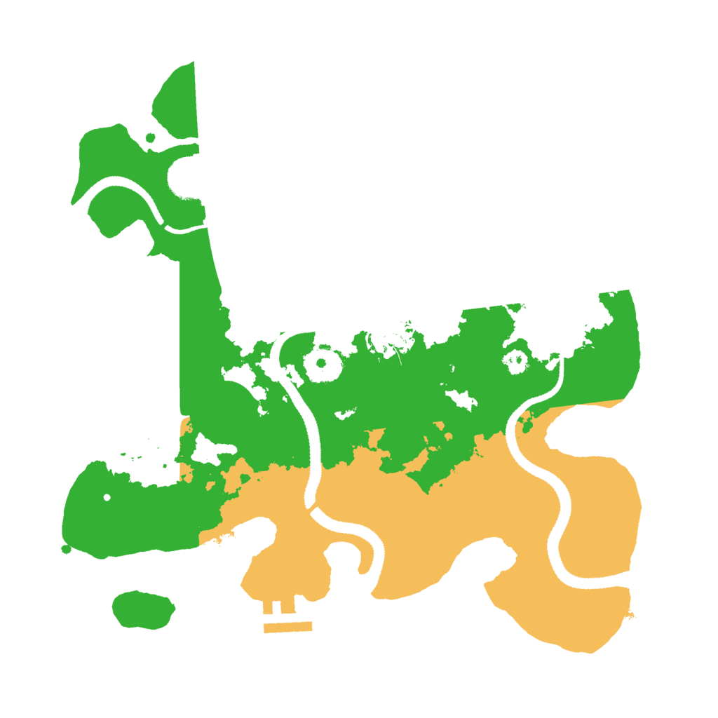 Biome Rust Map: Procedural Map, Size: 3000, Seed: 1694359951