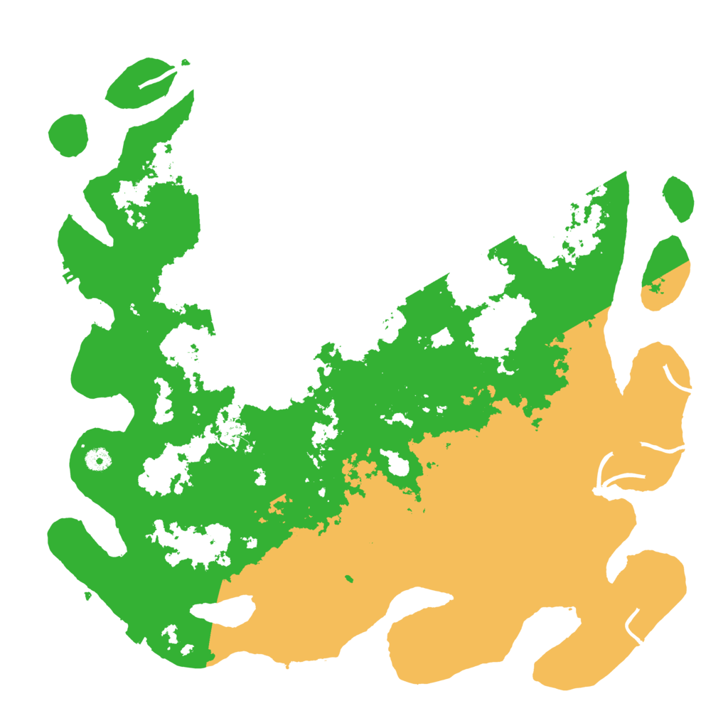 Biome Rust Map: Procedural Map, Size: 4500, Seed: 21561511