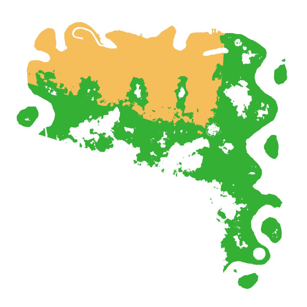 Biome Rust Map: Procedural Map, Size: 4400, Seed: 21283378