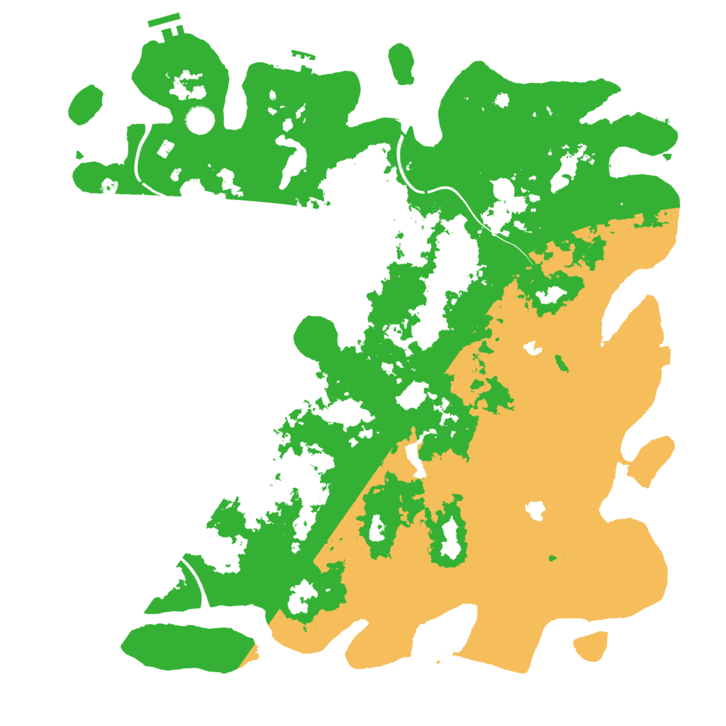 Biome Rust Map: Procedural Map, Size: 4500, Seed: 447926810