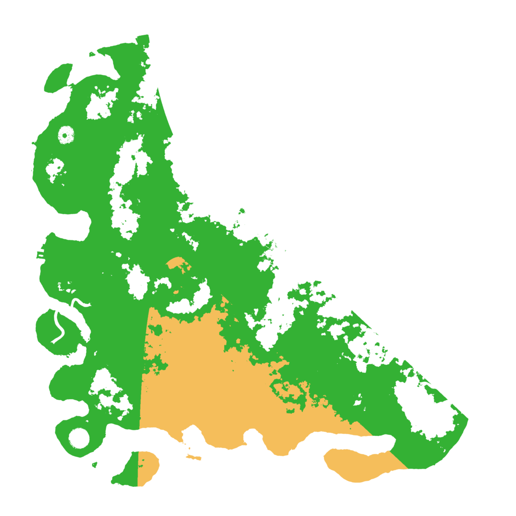 Biome Rust Map: Procedural Map, Size: 4500, Seed: 2366