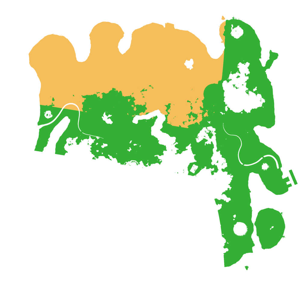 Biome Rust Map: Procedural Map, Size: 4000, Seed: 133863268