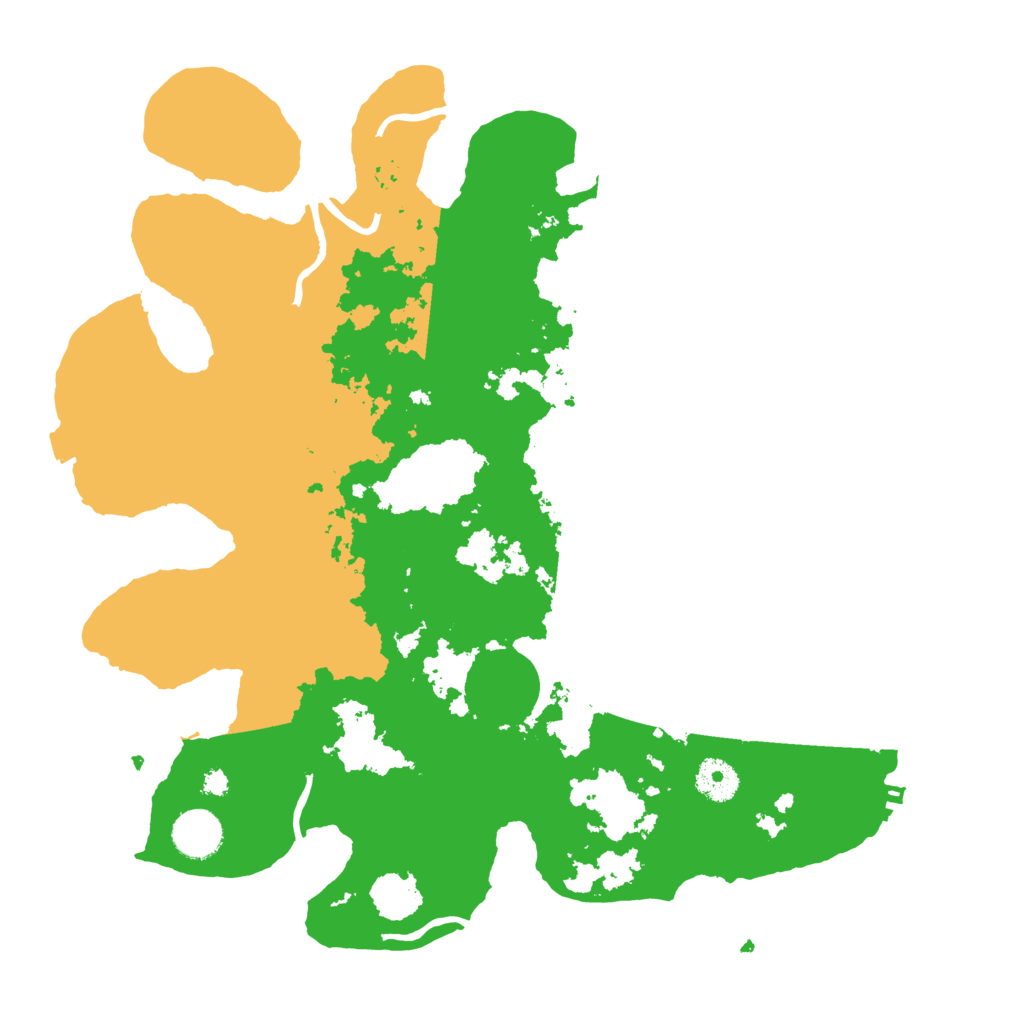 Biome Rust Map: Procedural Map, Size: 3650, Seed: 81433899