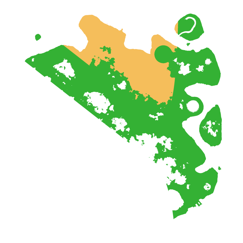 Biome Rust Map: Procedural Map, Size: 3600, Seed: 32974724