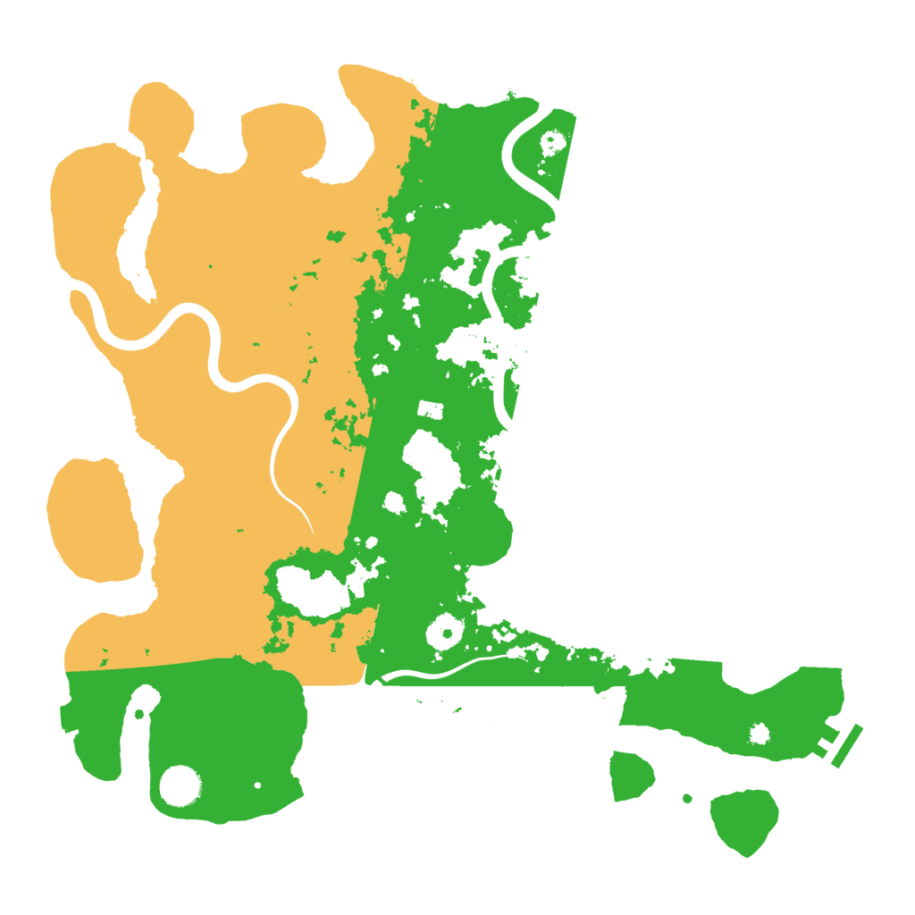 Biome Rust Map: Procedural Map, Size: 3900, Seed: 35552764