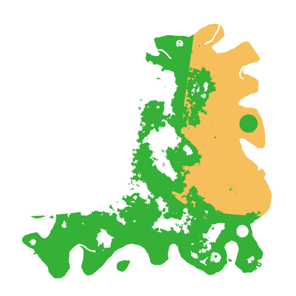 Biome Rust Map: Procedural Map, Size: 4300, Seed: 66375780