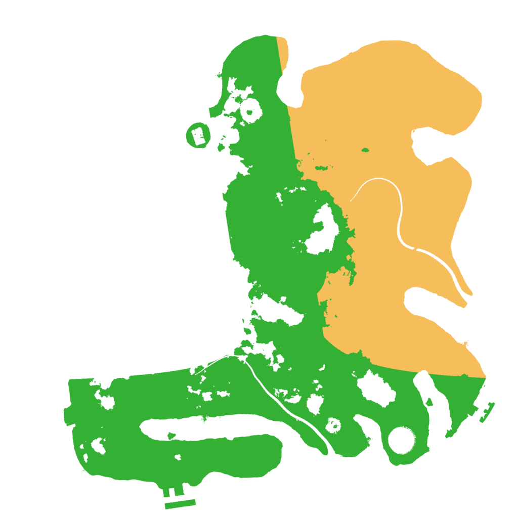 Biome Rust Map: Procedural Map, Size: 3400, Seed: 86409163