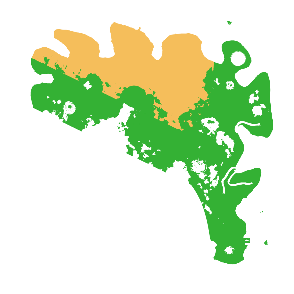 Biome Rust Map: Procedural Map, Size: 3550, Seed: 73476536