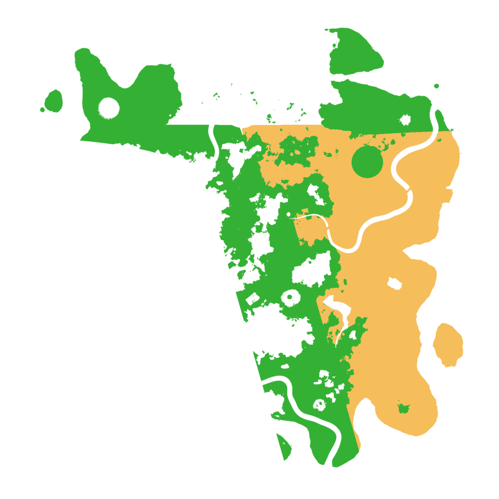 Biome Rust Map: Procedural Map, Size: 4200, Seed: 1432443
