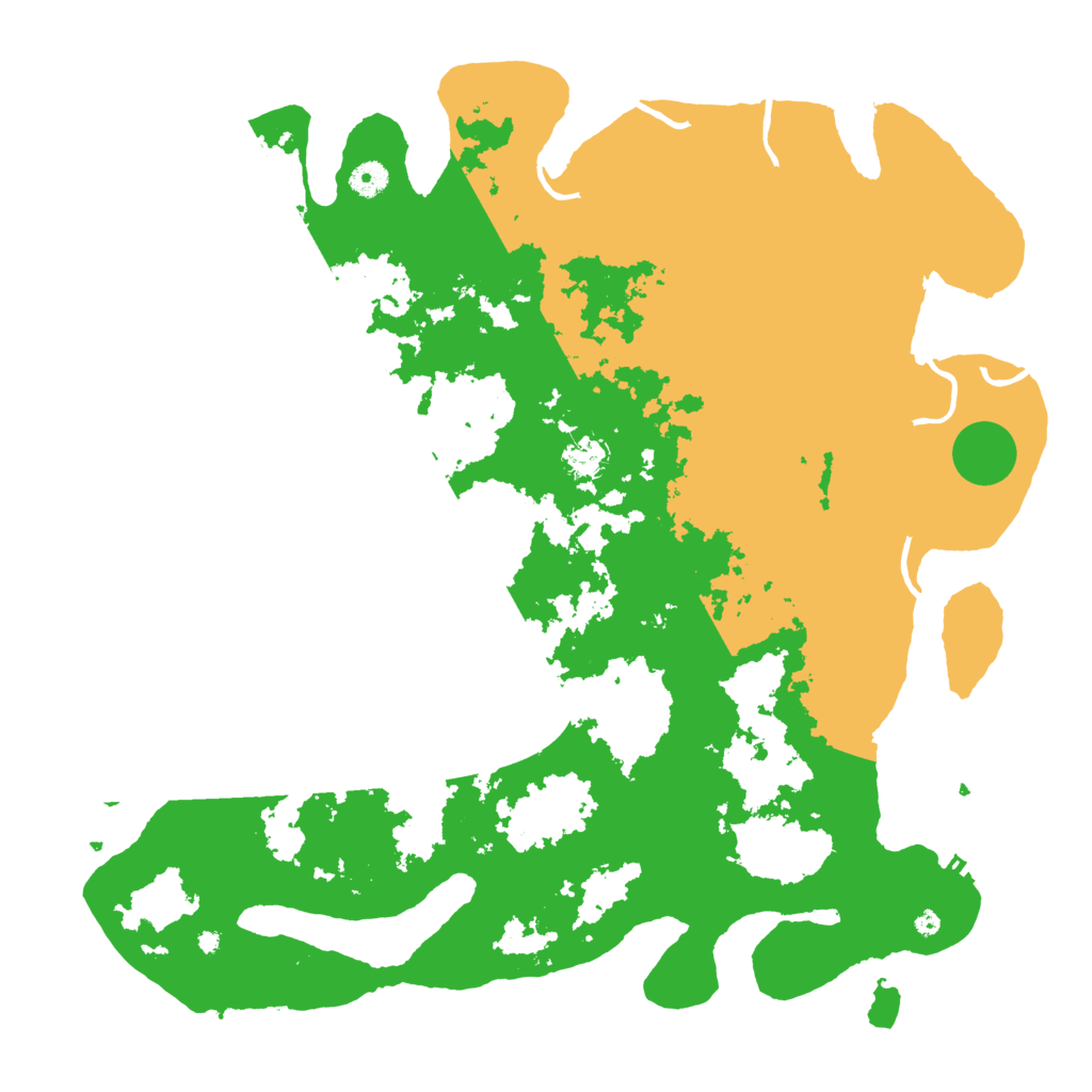 Biome Rust Map: Procedural Map, Size: 4500, Seed: 1839342522