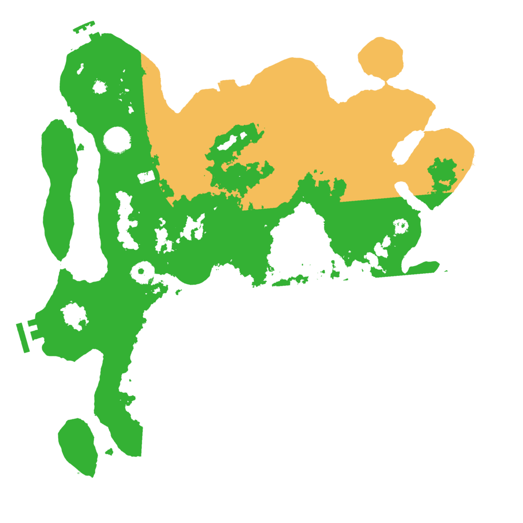 Biome Rust Map: Procedural Map, Size: 3500, Seed: 855612