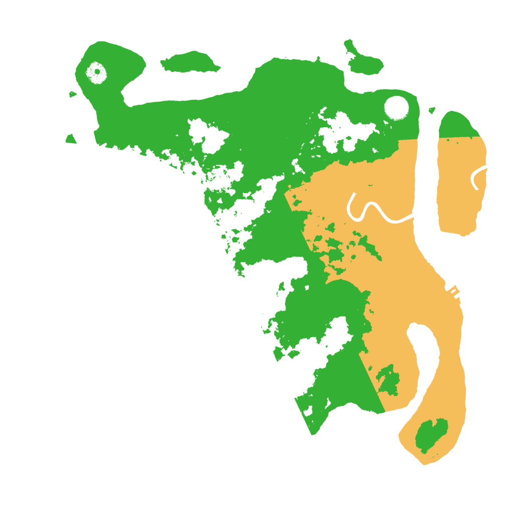 Biome Rust Map: Procedural Map, Size: 3750, Seed: 321232123