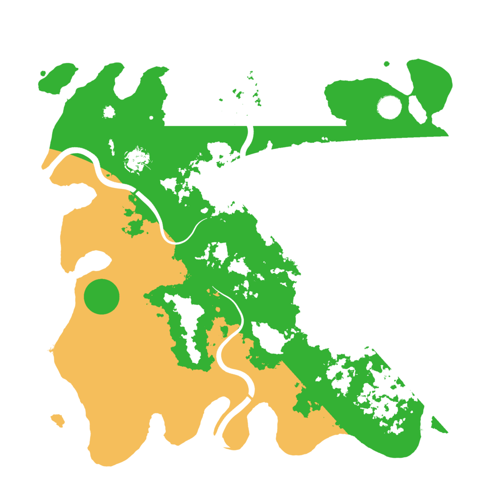 Biome Rust Map: Procedural Map, Size: 3750, Seed: 421241374