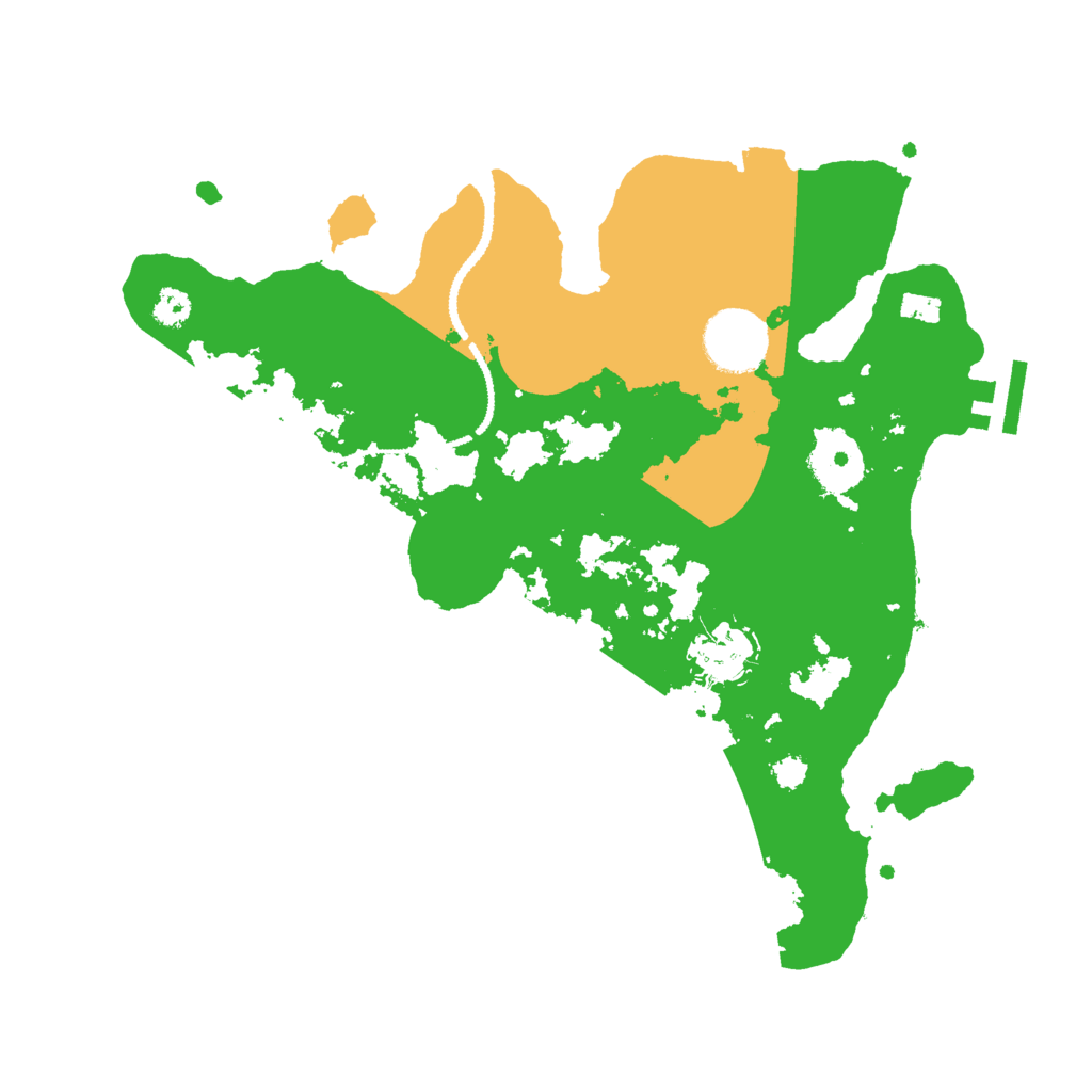 Biome Rust Map: Procedural Map, Size: 3000, Seed: 1345113300