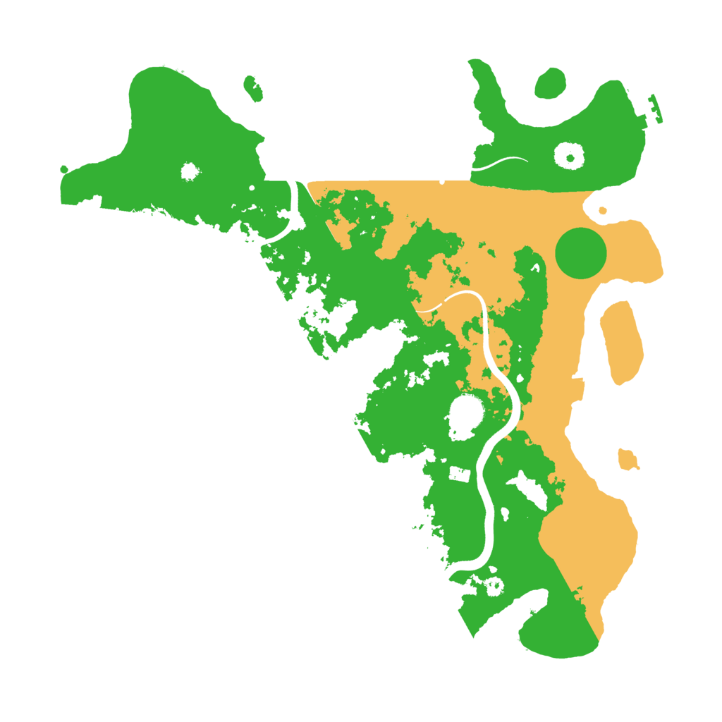 Biome Rust Map: Procedural Map, Size: 3700, Seed: 2013865141