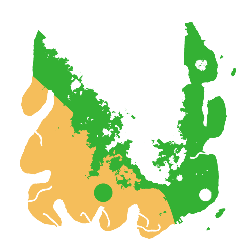 Biome Rust Map: Procedural Map, Size: 3600, Seed: 39753160